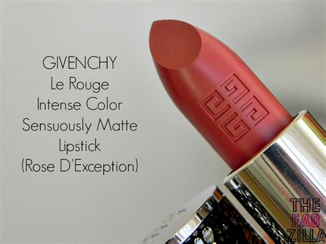 givenchy rose d exception|givenchy le rouge intense review.